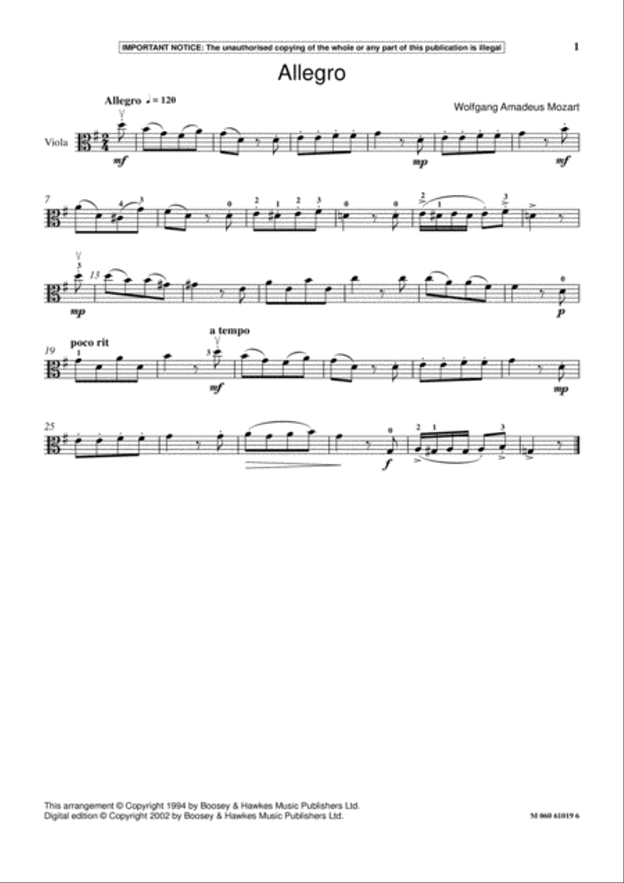 Allegro School and Community scores gallery preview page 1