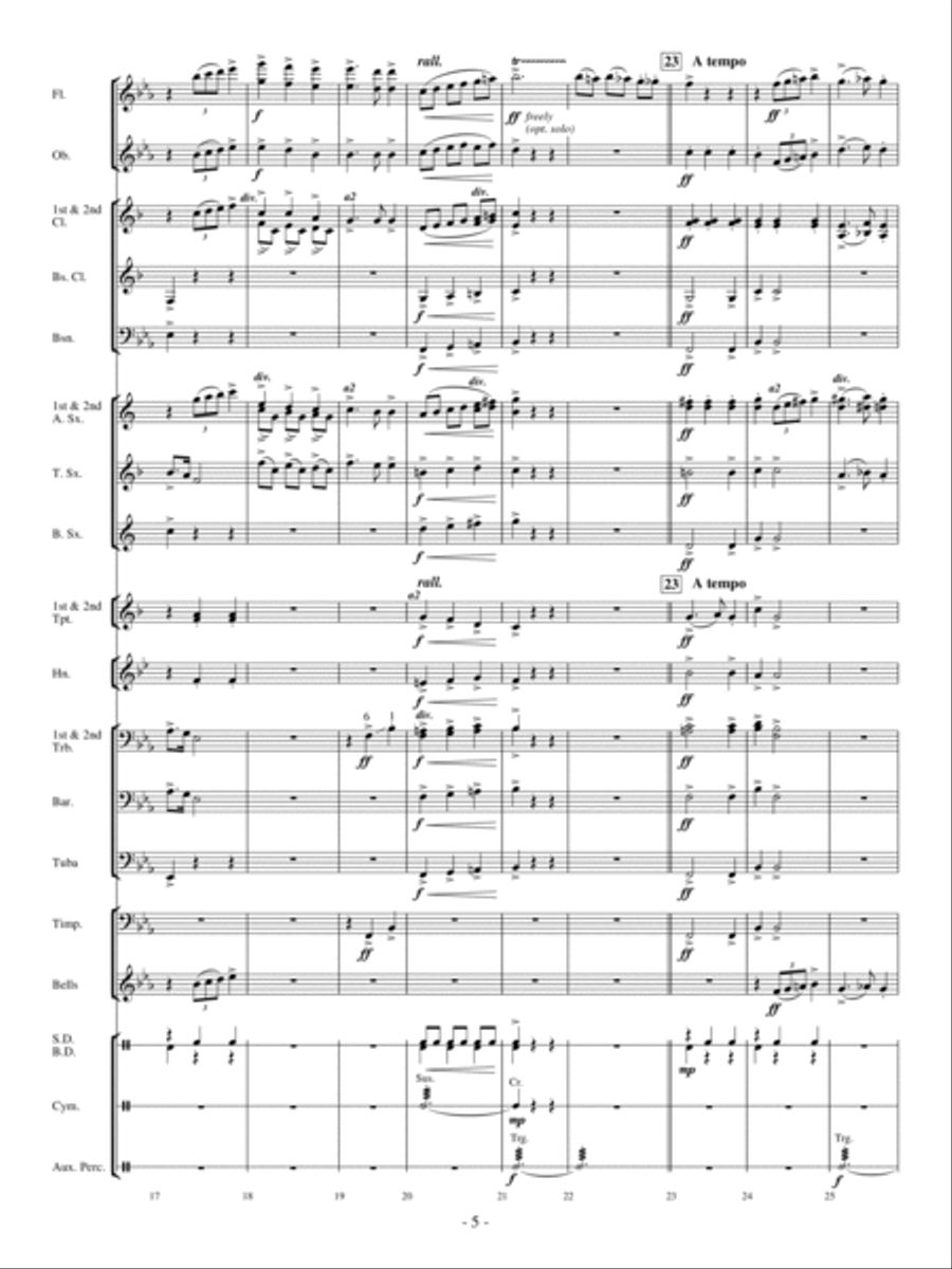 A Crazy, Mixed-Up Opera Concert Band scores gallery preview page 4