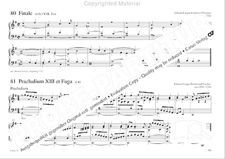 Organo pleno. Orgelstucke zum Ein- und Auszug Organ Solo scores gallery preview page 107