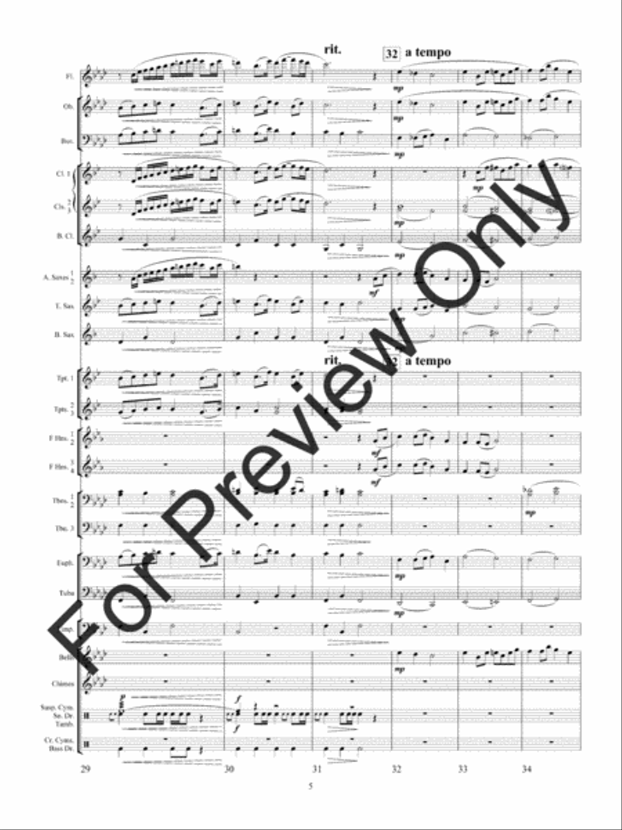 Celtic Song and Celebration Concert Band scores gallery preview page 8