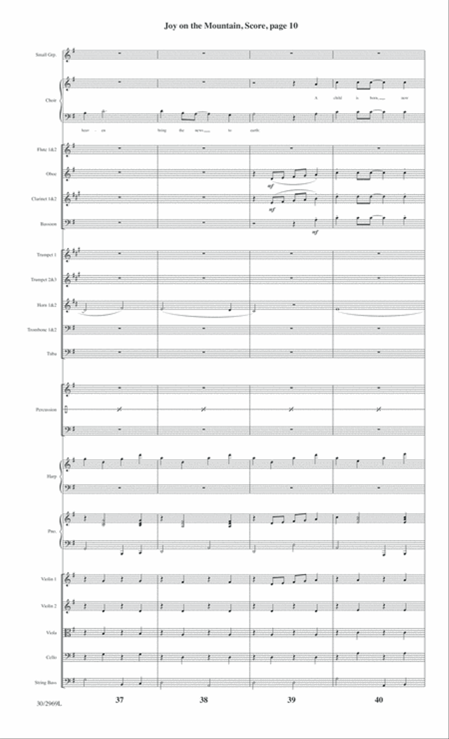 The Heart of Christmas - Full Score Choir scores gallery preview page 139
