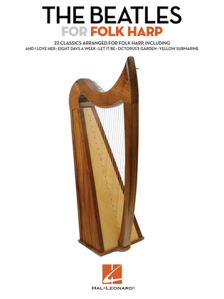 Book cover for The Beatles for Folk Harp