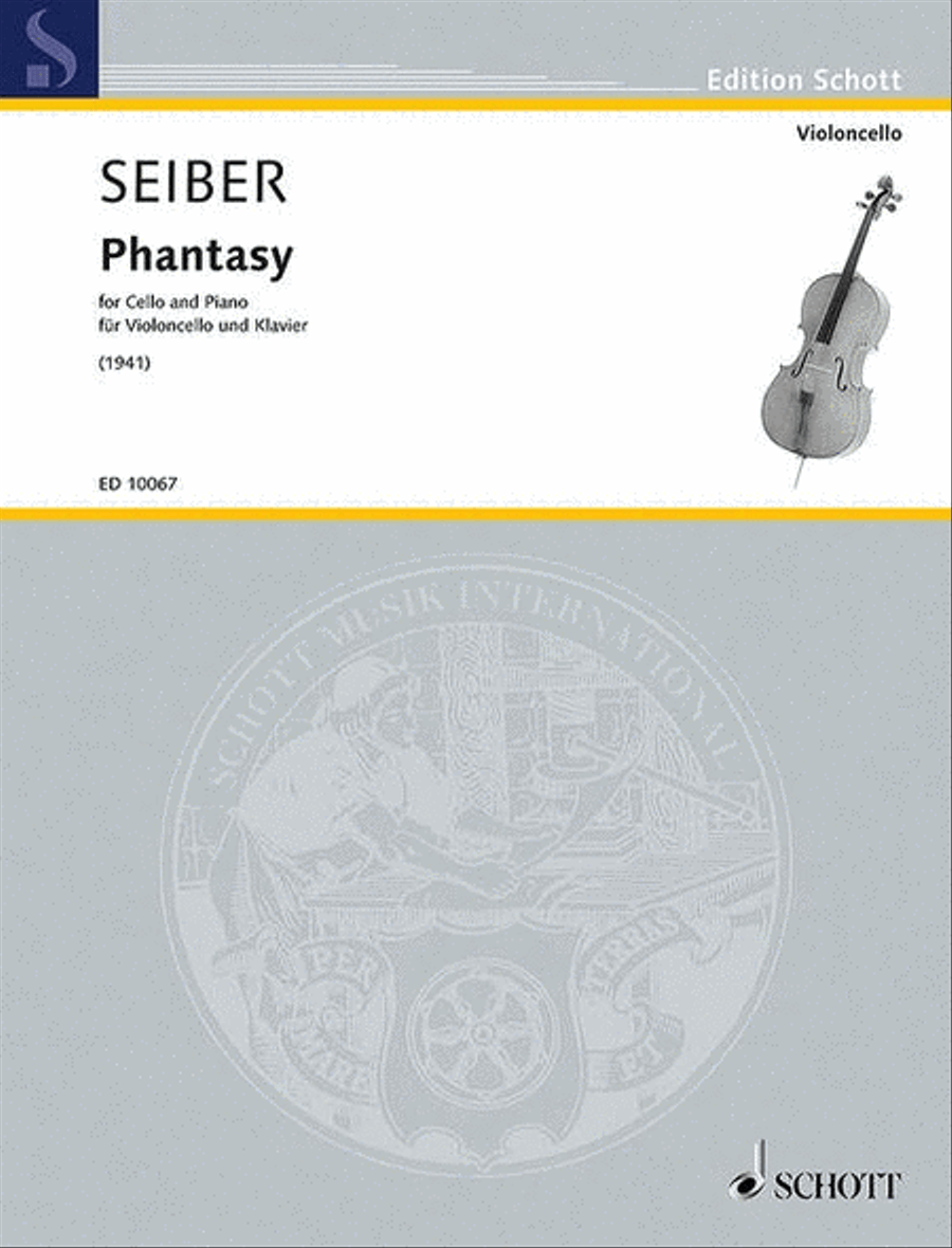 Seiber Fantasie Vc Pft Piano Accompaniment scores gallery preview page 1
