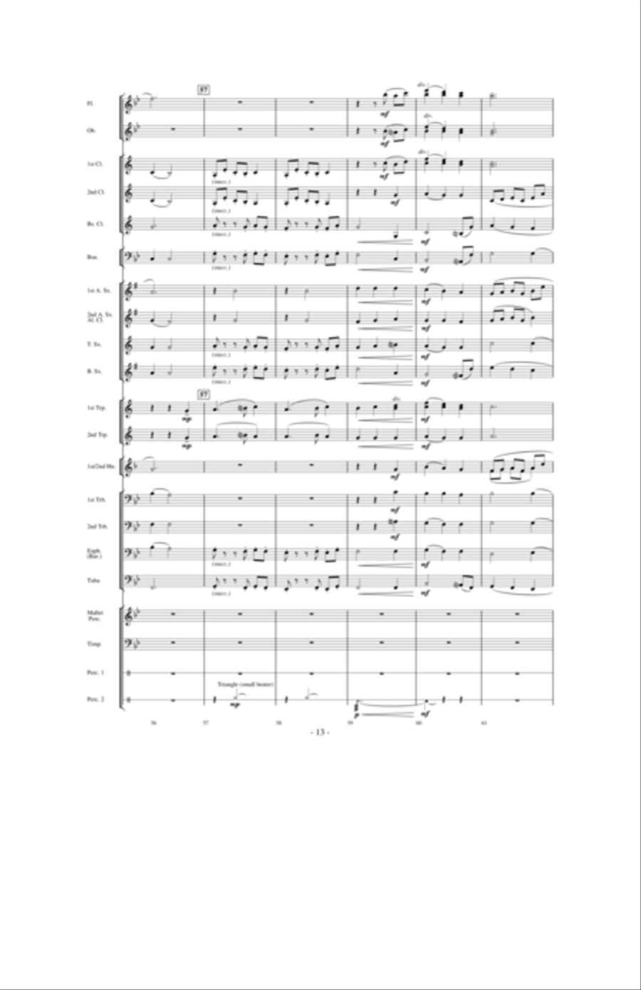 Clark County Celebration Concert Band scores gallery preview page 12