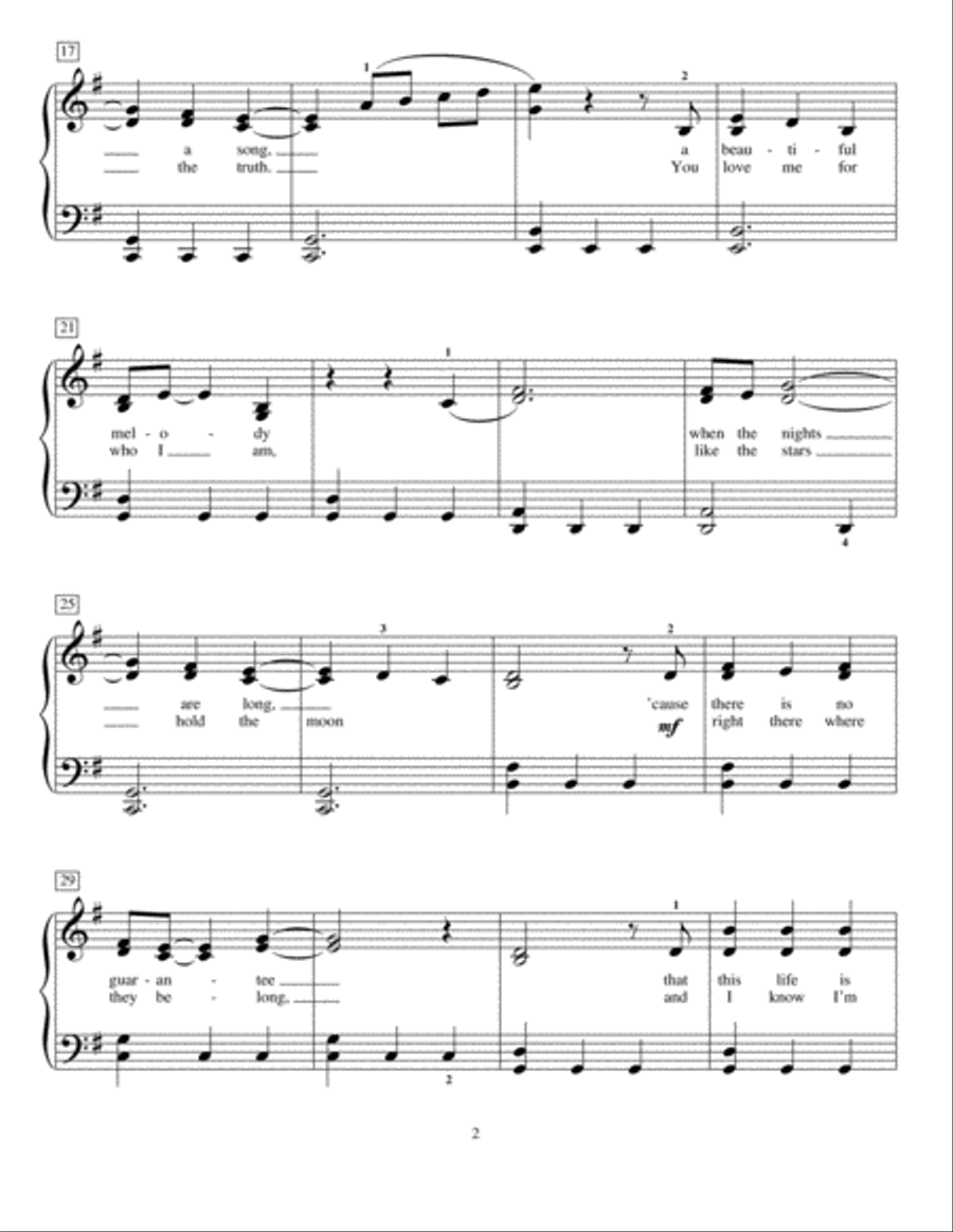 When I Look At You Piano Method scores gallery preview page 2