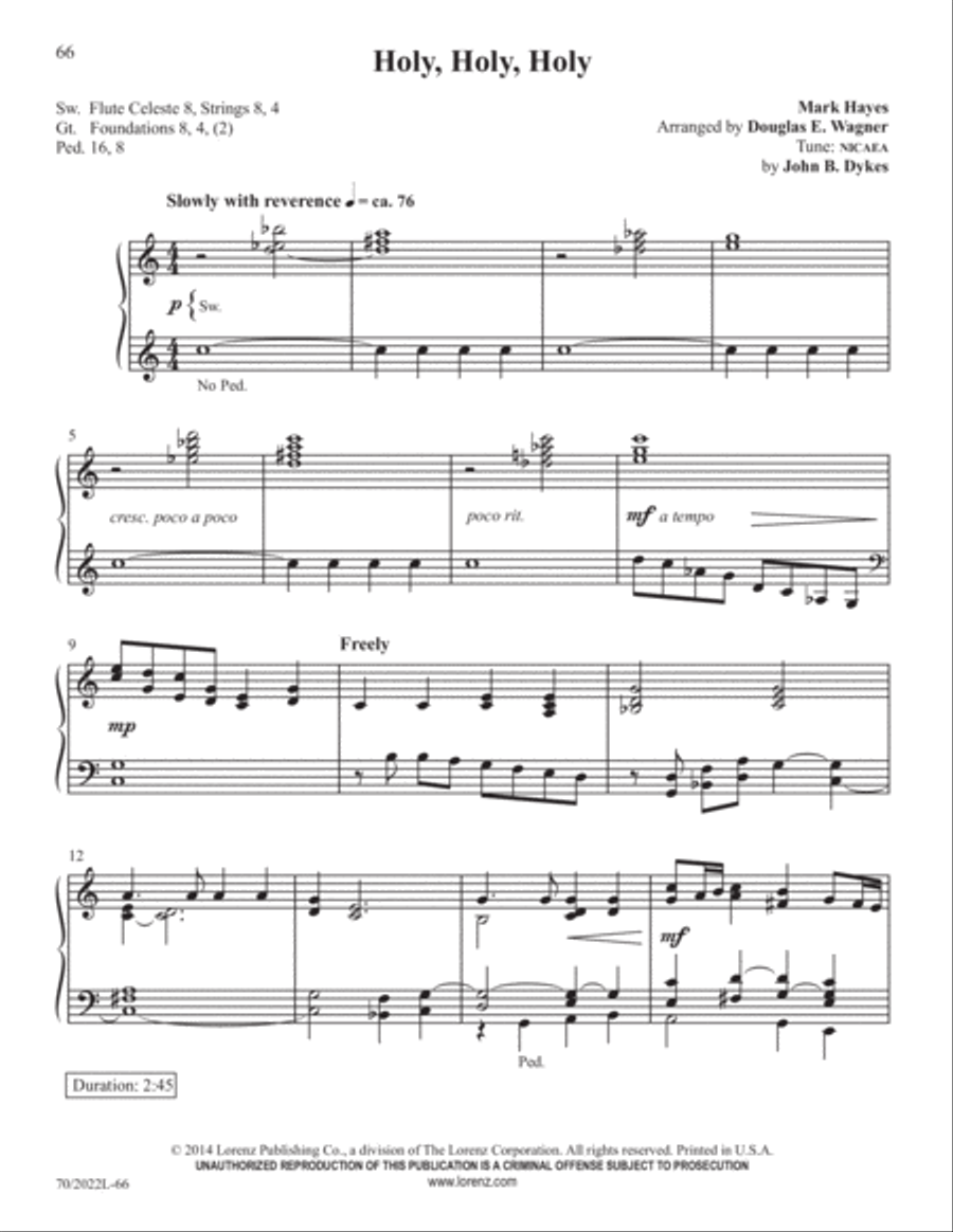 Easy Organ Library, Vol. 61 Organ Solo scores gallery preview page 23