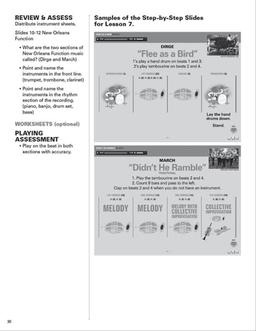 A Teacher's Resource Guide to Jazz for Young People – Volume 1 Choir scores gallery preview page 8