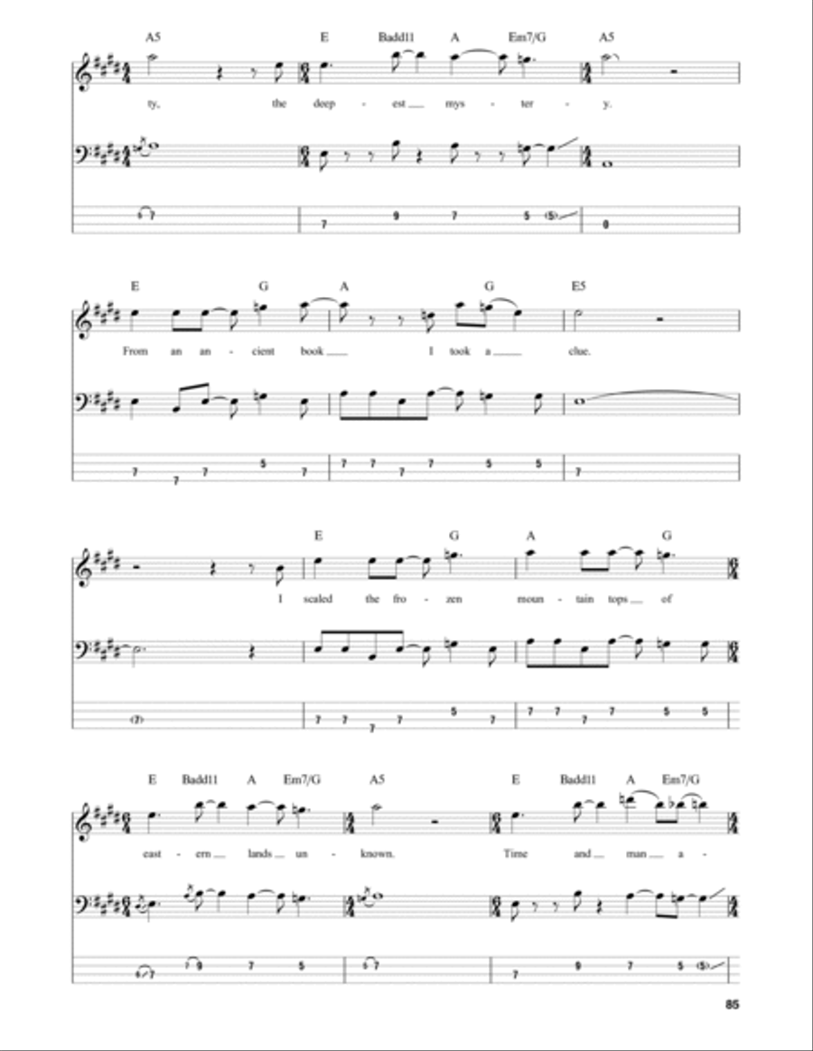 Xanadu Xanadu Guitar Tablature scores gallery preview page 6