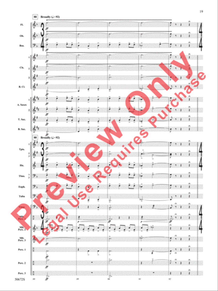 Ascension Ascension Concert Band scores gallery preview page 20