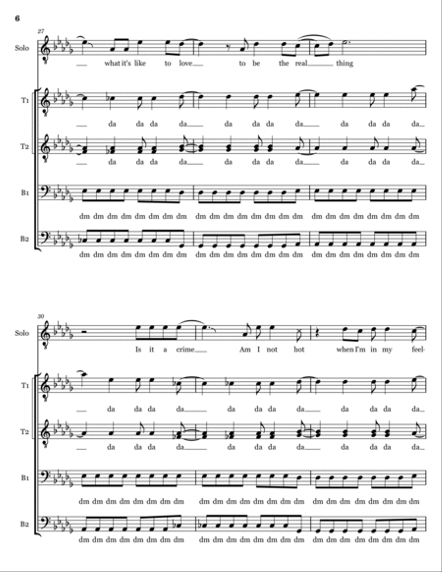 I'm Just Ken TTBB scores gallery preview page 6