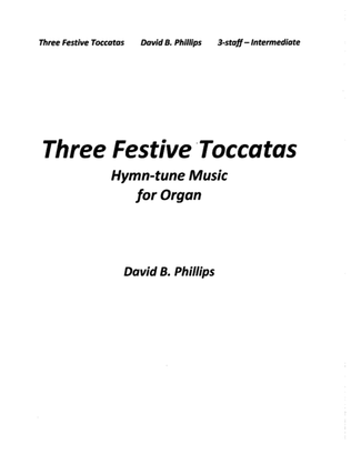 Book cover for Three Festive Toccatas
