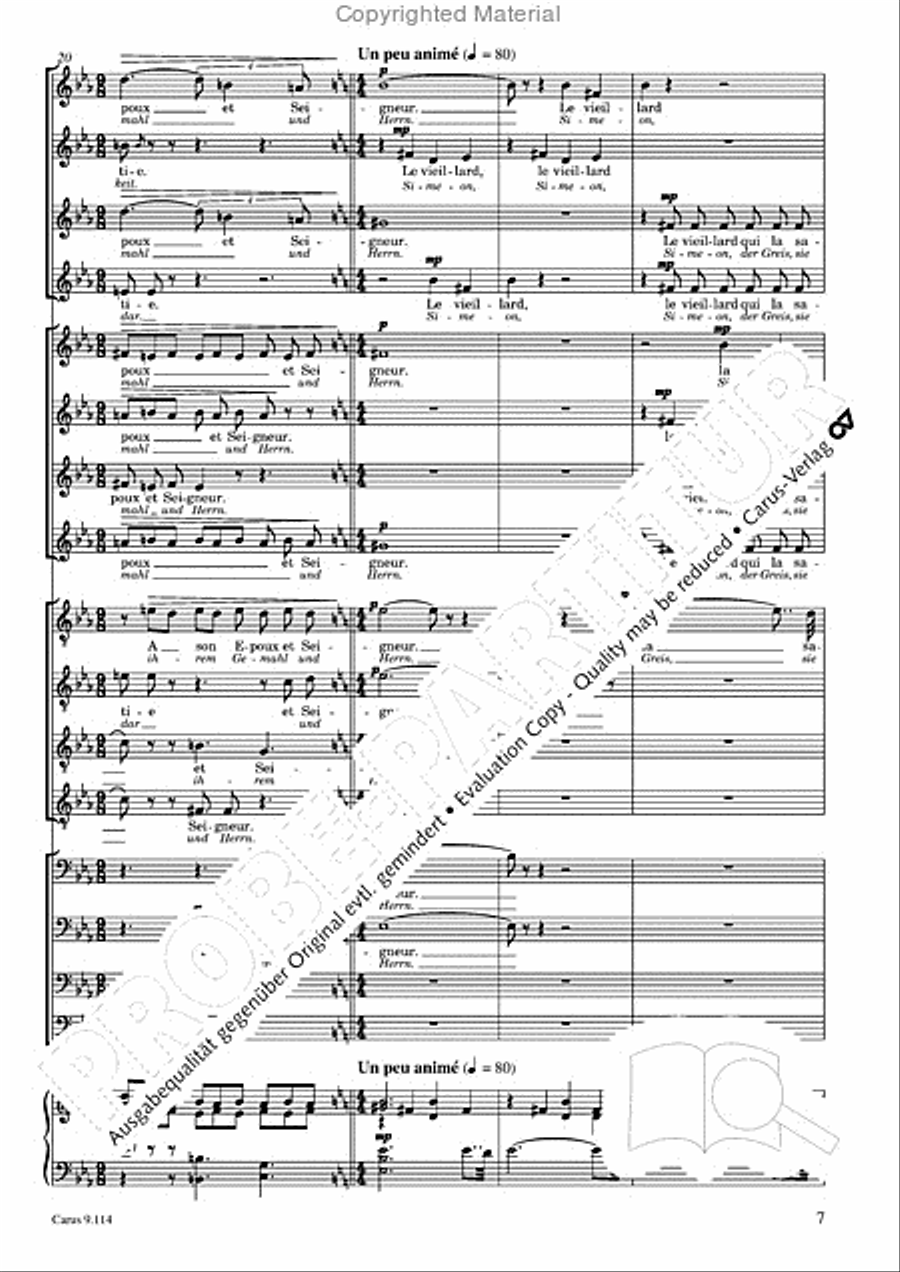 Trois Fragments de son Choir scores gallery preview page 8