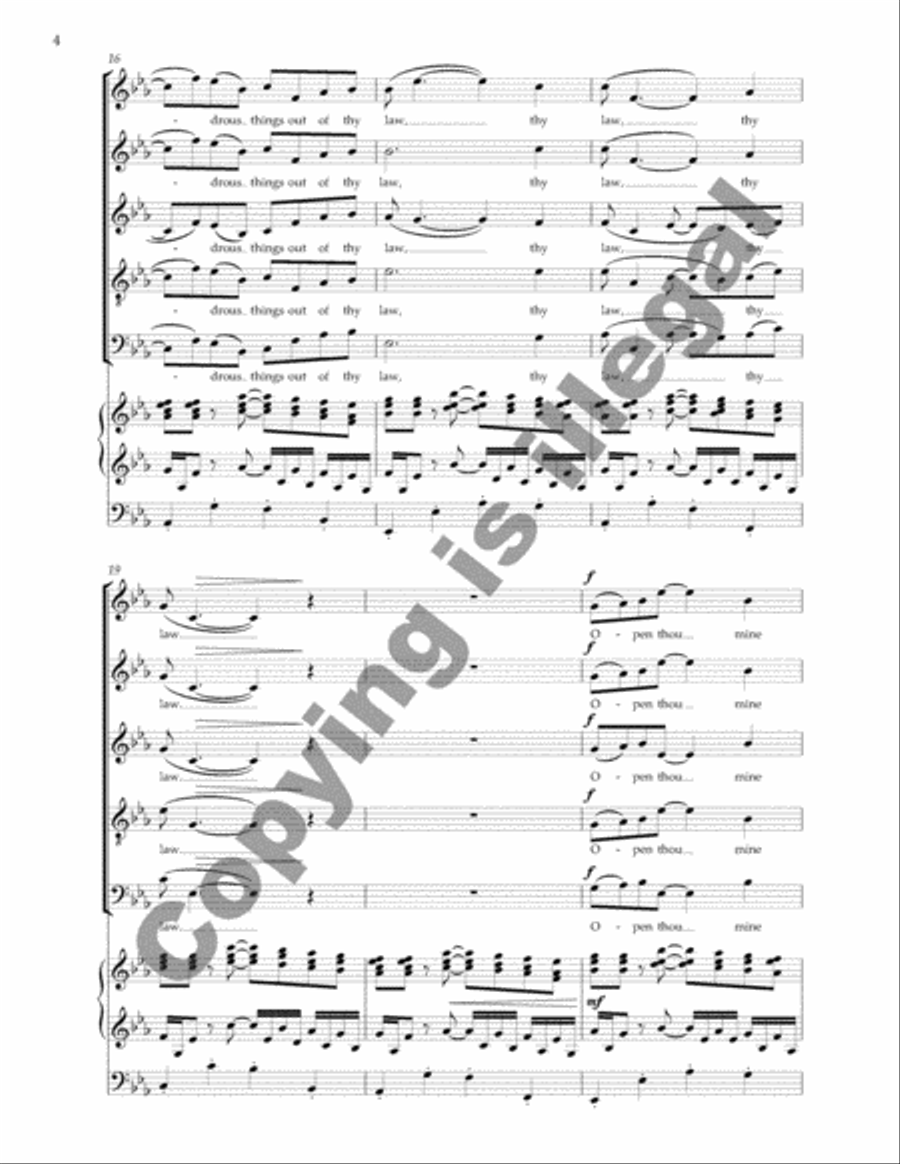 Open thou mine eyes Open thou mine eyes SSATB scores gallery preview page 5