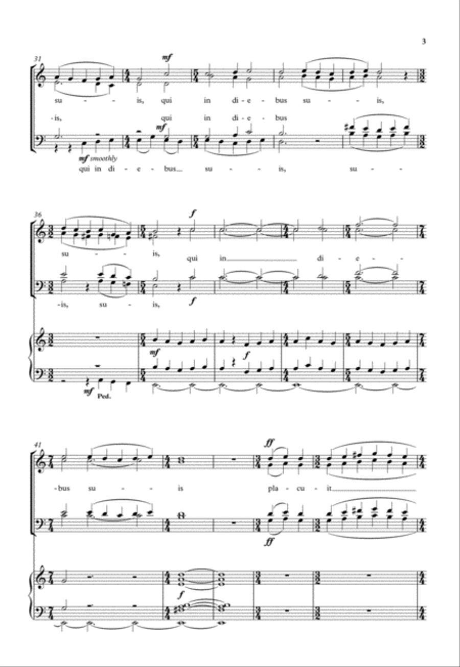 Ecce sacerdos magnus Ecce sacerdos magnus SSATB scores gallery preview page 3