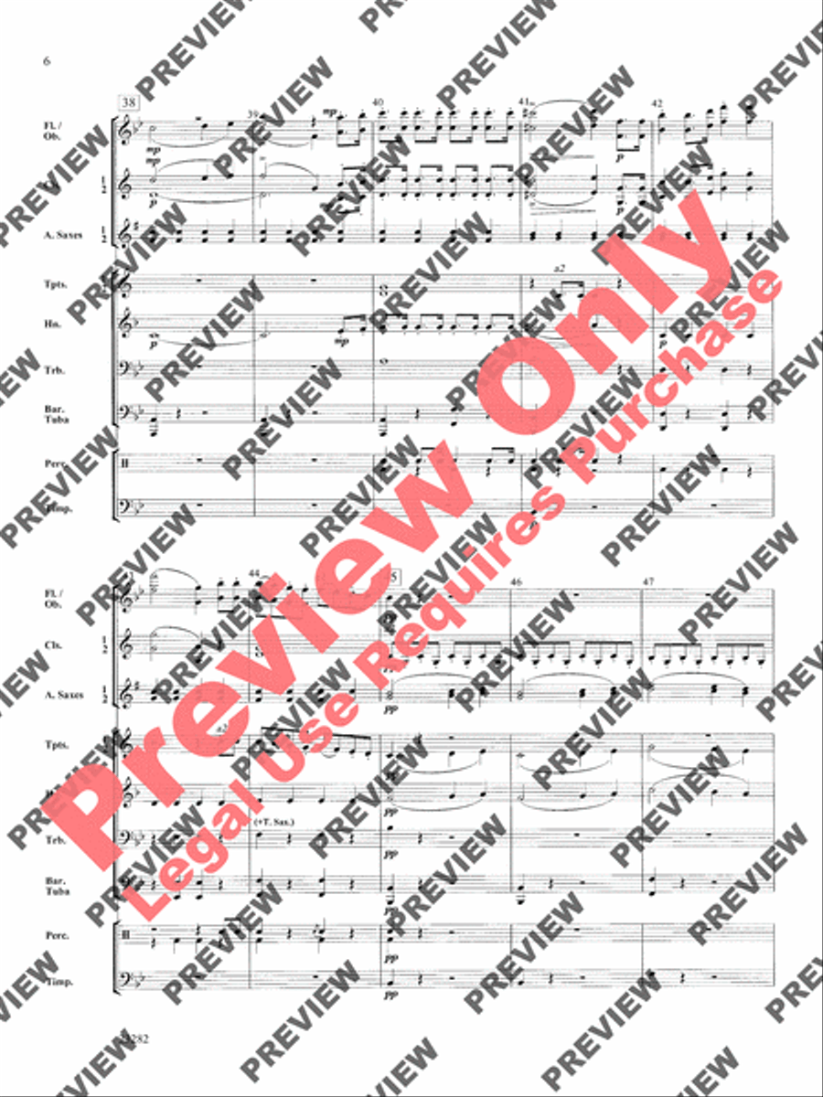 The Barber of Seville Concert Band scores gallery preview page 7