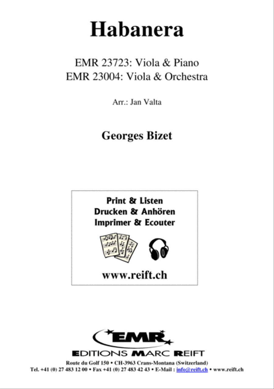 Habanera Habanera Piano Accompaniment scores gallery preview page 2