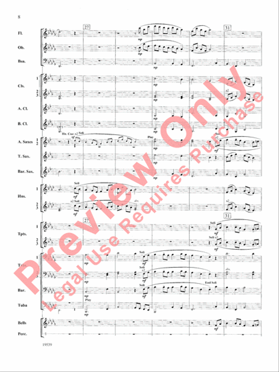 Two Irish Sketches Two Irish Sketches Concert Band scores gallery preview page 9