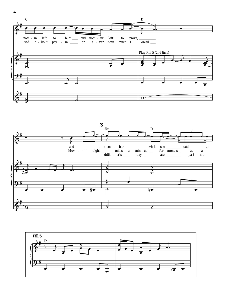 Against The Wind Against The Wind Piano scores gallery preview page 4