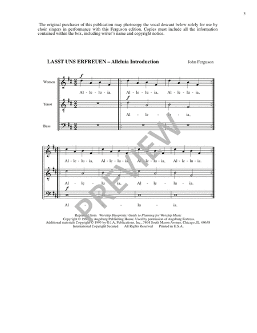 Festival Hymns for Organ, Brass, and Timpani - Volume 3, General Trombone scores gallery preview page 5