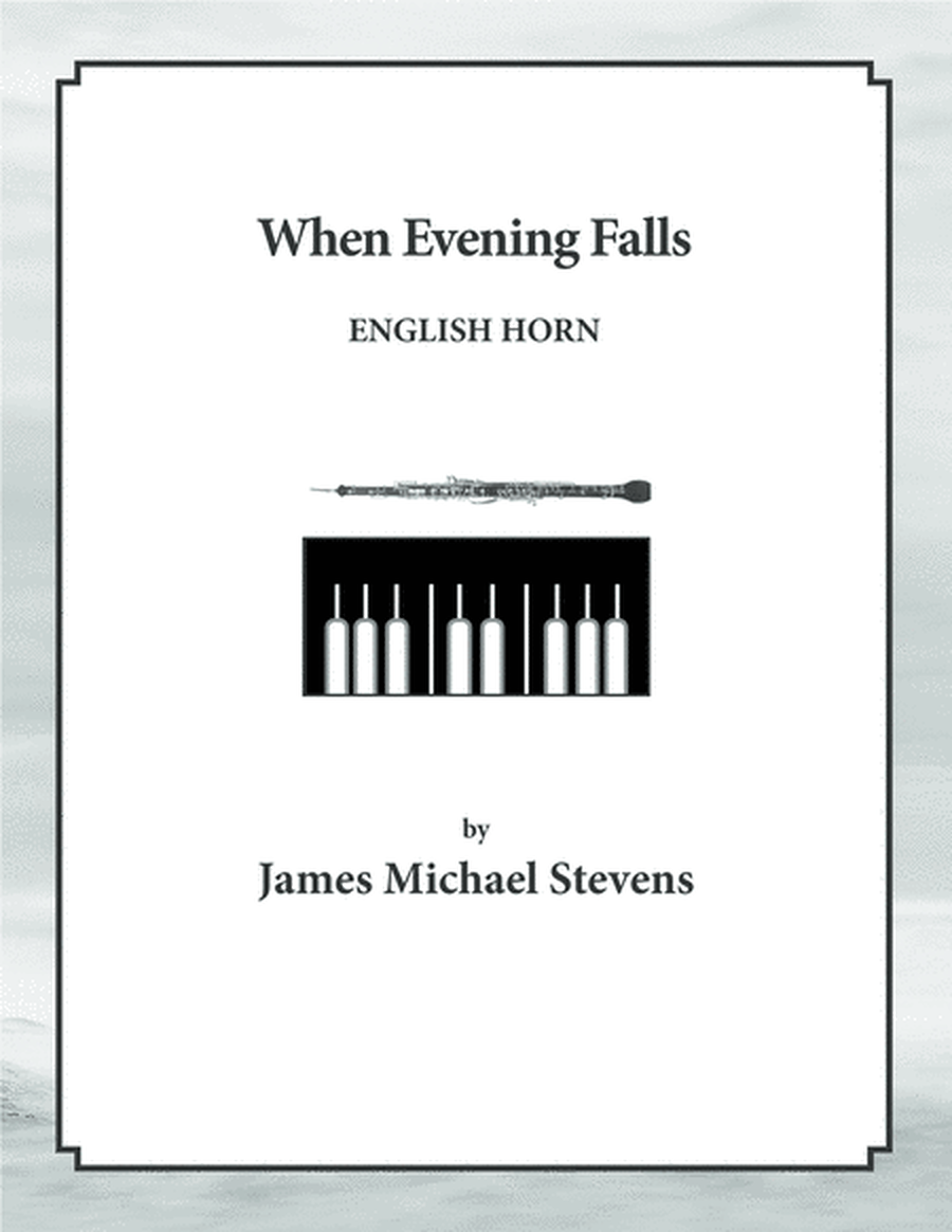 When Evening Falls - English Horn & Piano image number null