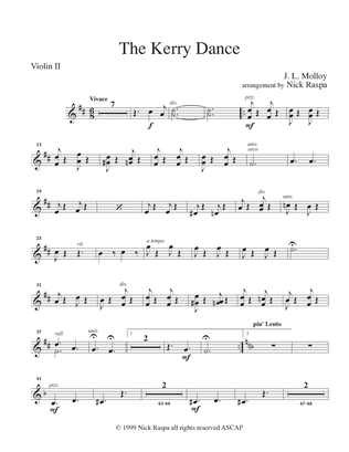 Kerry Dance (String Orchestra) Violin II part