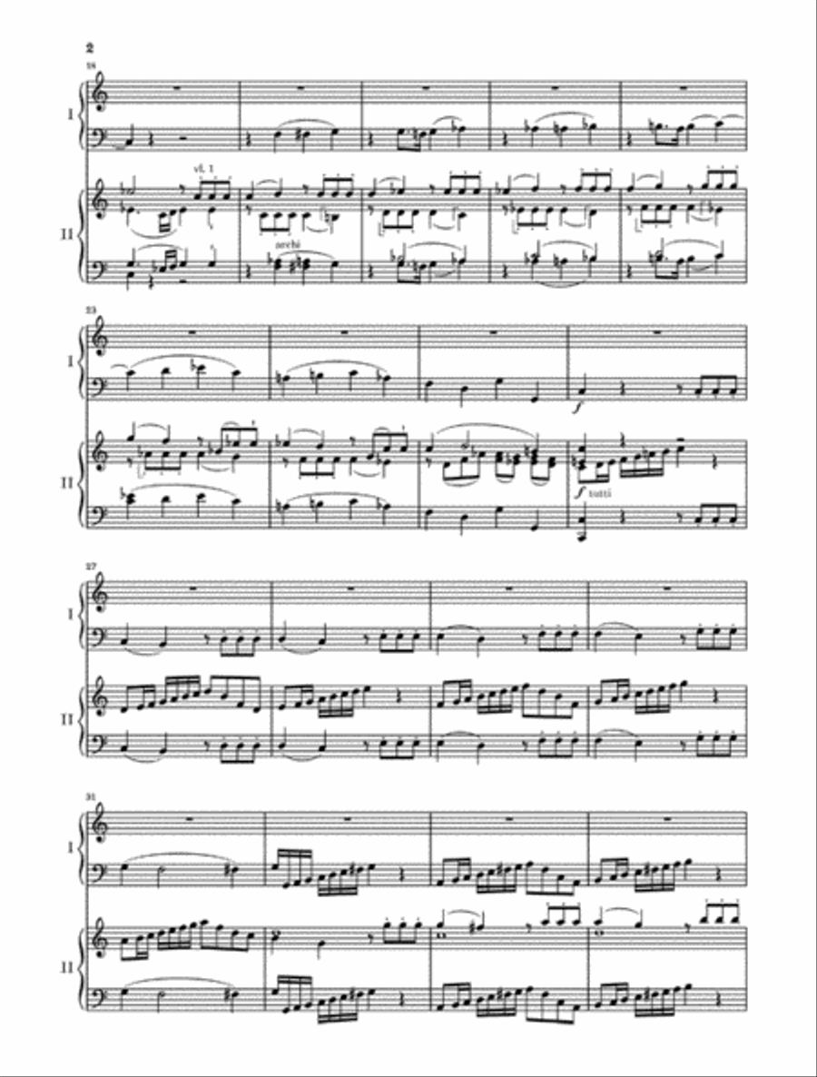 Piano Concerto No. 25 in C Major, K. 503 Piano Solo scores gallery preview page 3