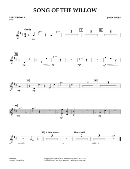 Song Of The Willow - Percussion 1