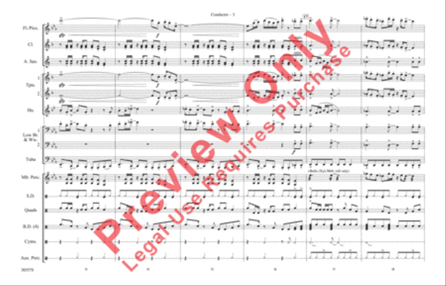 Soul Man Soul Man Marching Band scores gallery preview page 4