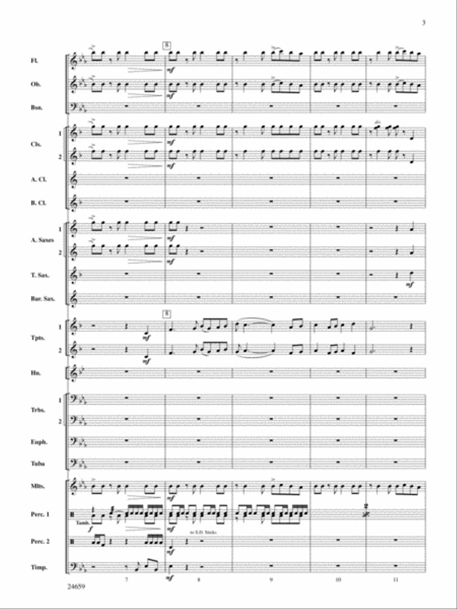 Return to Wind River: Score Concert Band scores gallery preview page 3