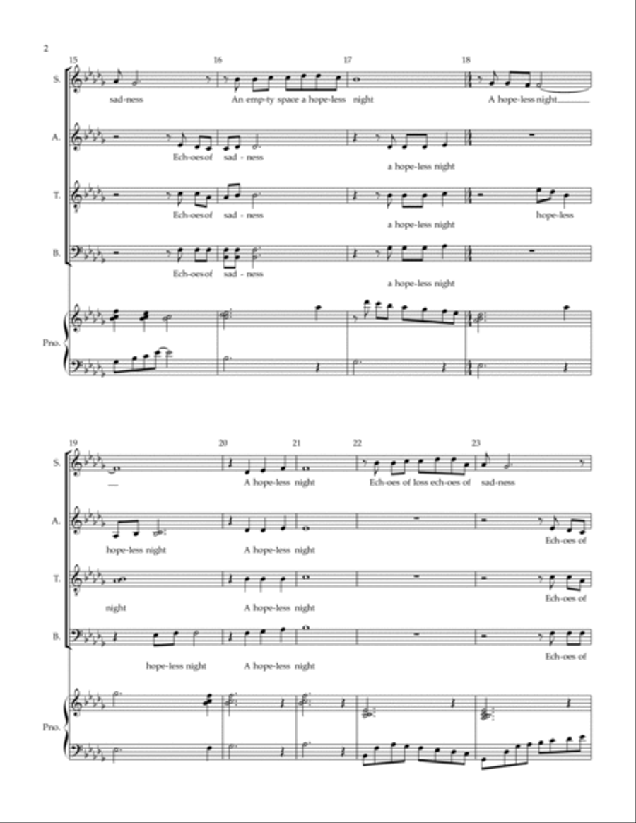 Missing Light Missing Light 4-Part scores gallery preview page 2