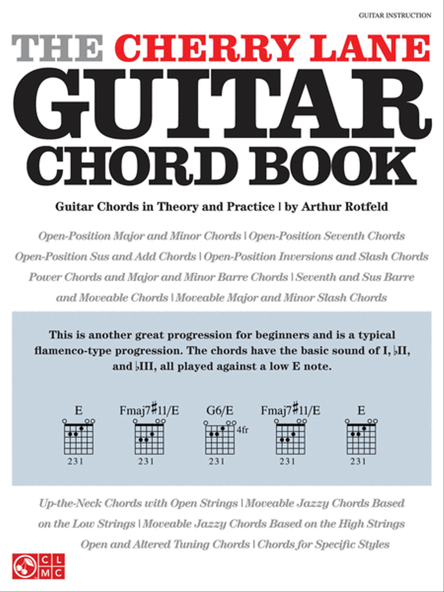 The Cherry Lane Guitar Chord Book Guitar scores gallery preview page 1