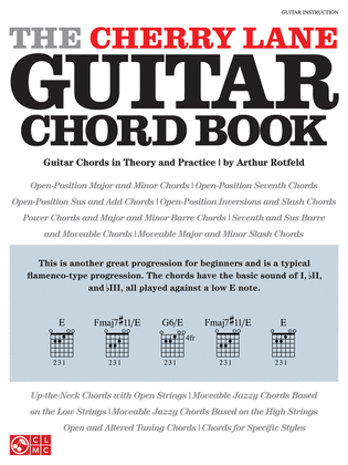 Book cover for The Cherry Lane Guitar Chord Book