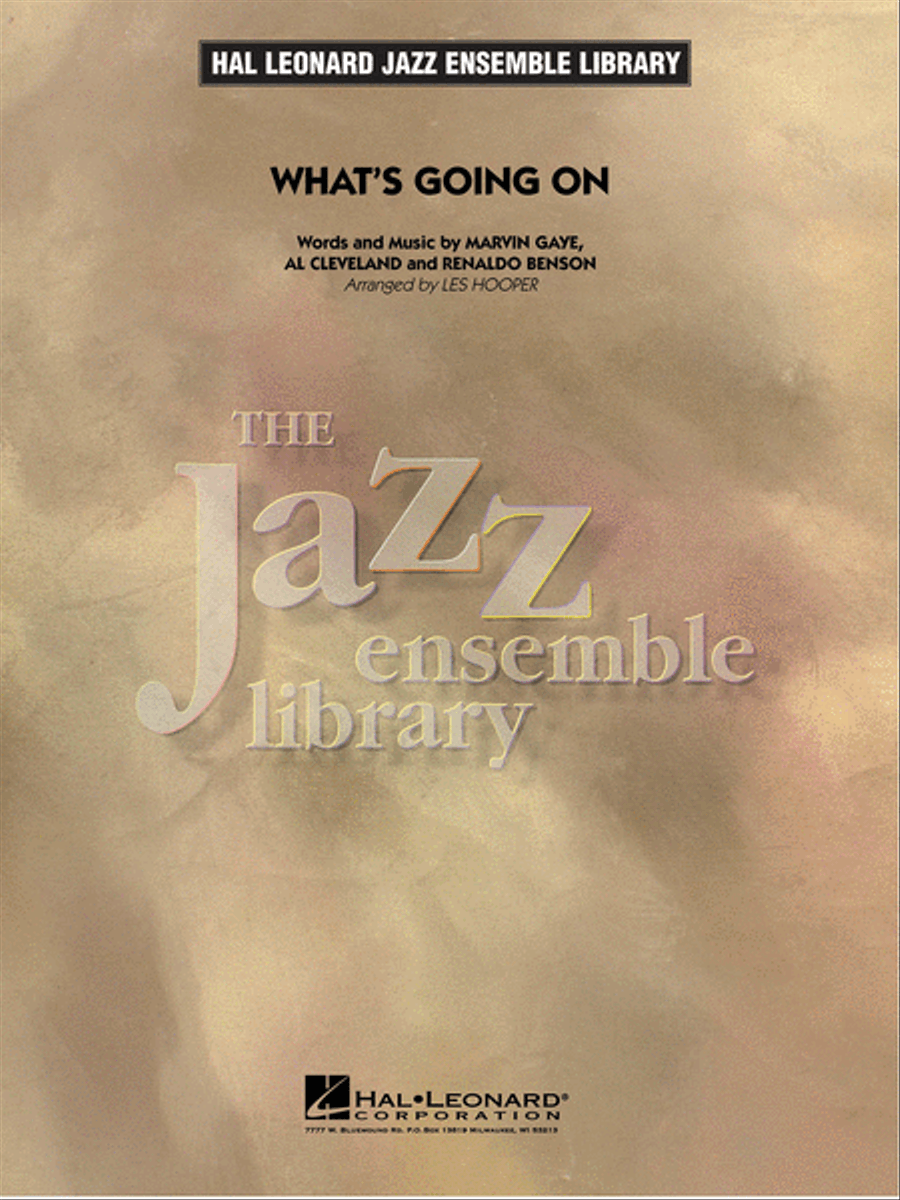 What's Going On Jazz Ensemble scores gallery preview page 1