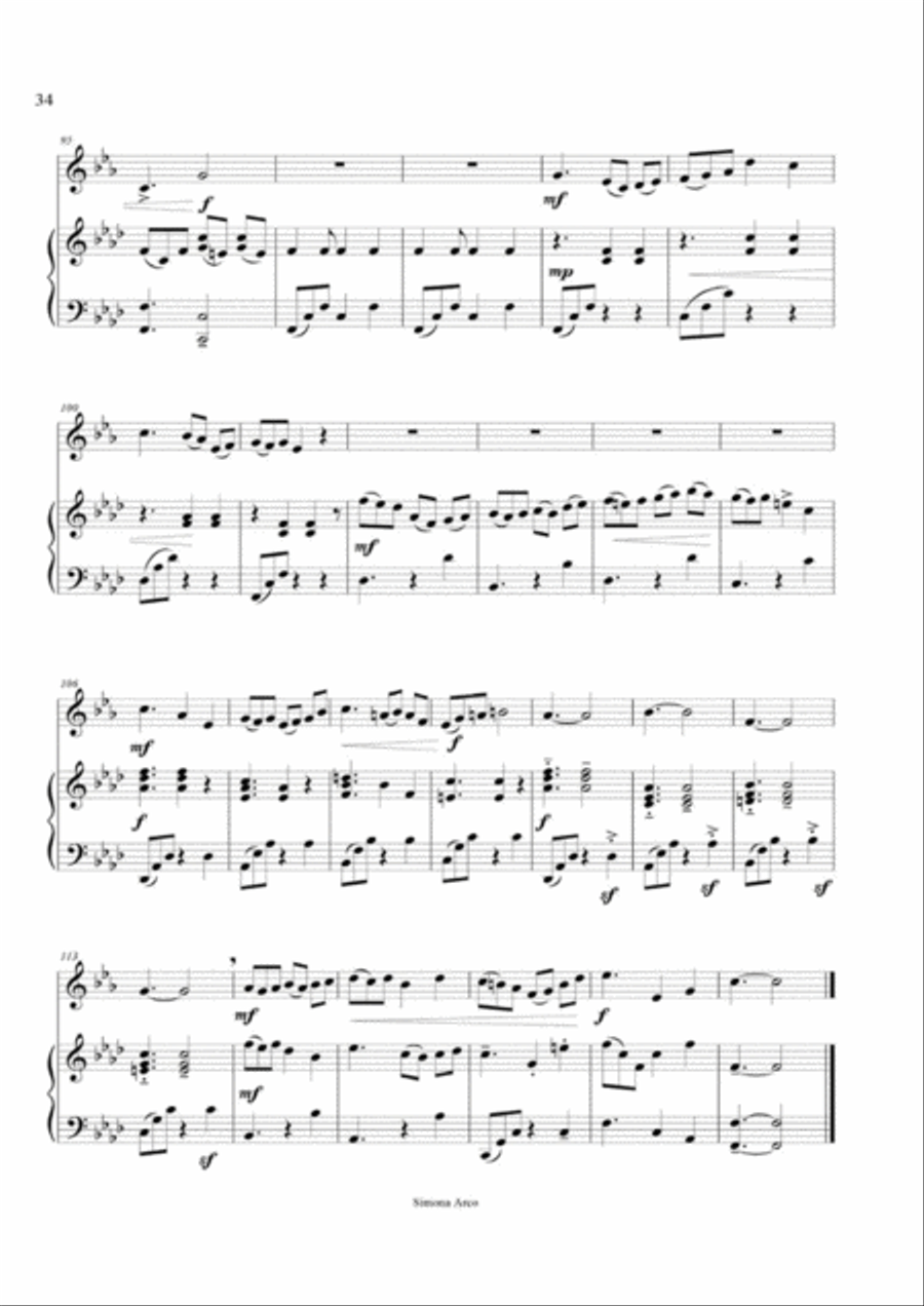 Aria and Dance Horn scores gallery preview page 6