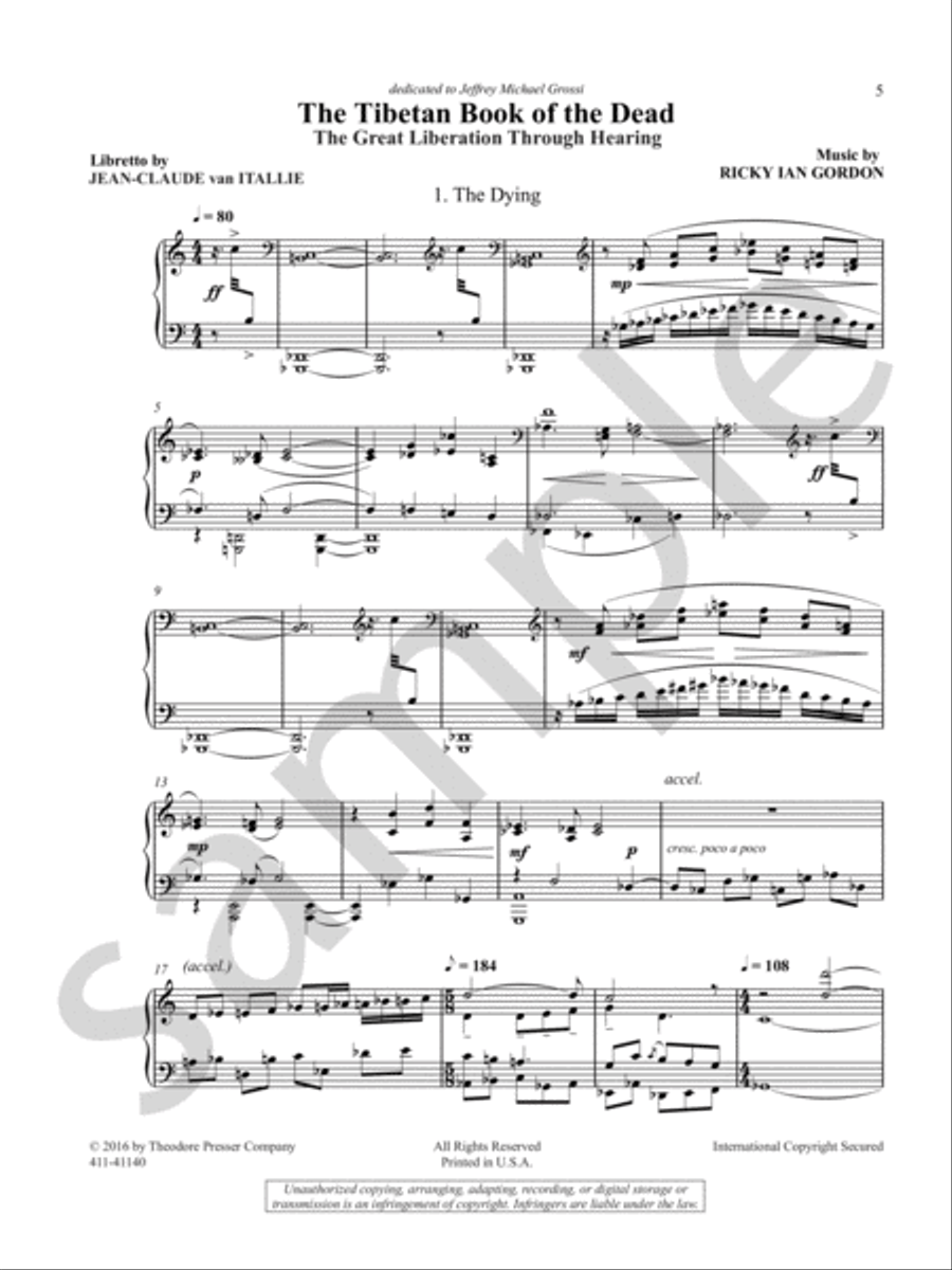 The Tibetan Book of the Dead The Tibetan Book of the Dead B-Flat Clarinet scores gallery preview page 3