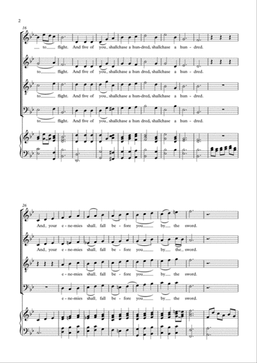 And Five Of You And Five Of You Choir scores gallery preview page 2