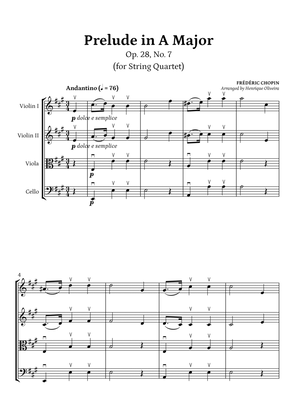 Prelude Op. 28, No. 7 (String Quartet) - Frédéric Chopin