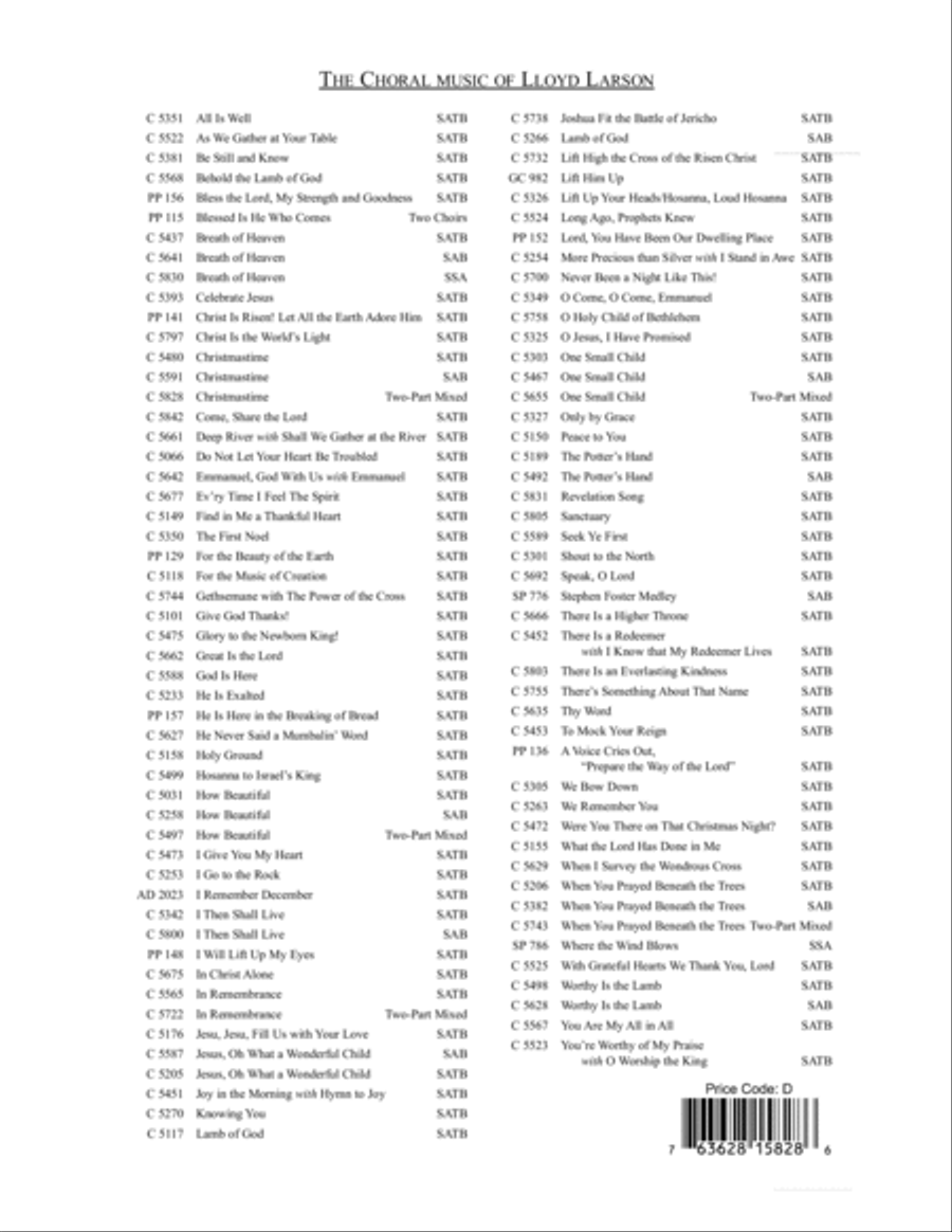 Christmastime Unison Choir scores gallery preview page 12