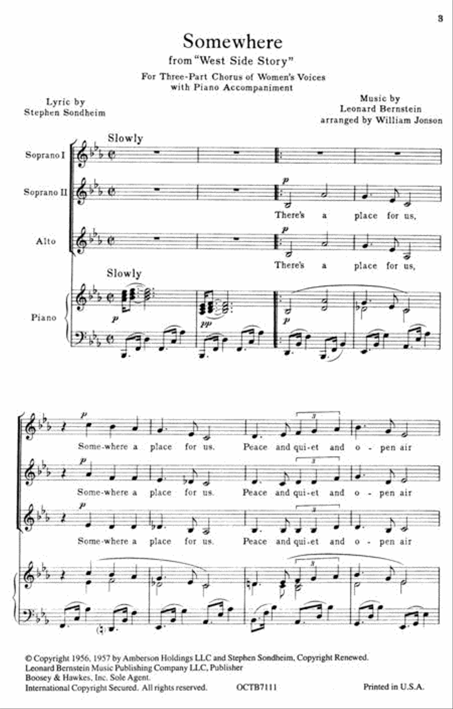 Somewhere SSA scores gallery preview page 2