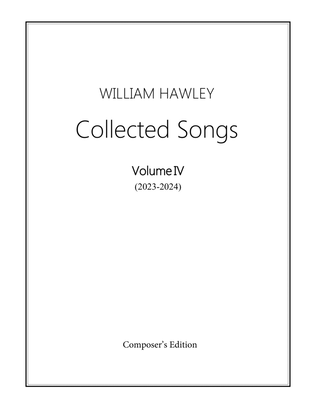 Book cover for Collected Songs, Vol. IV