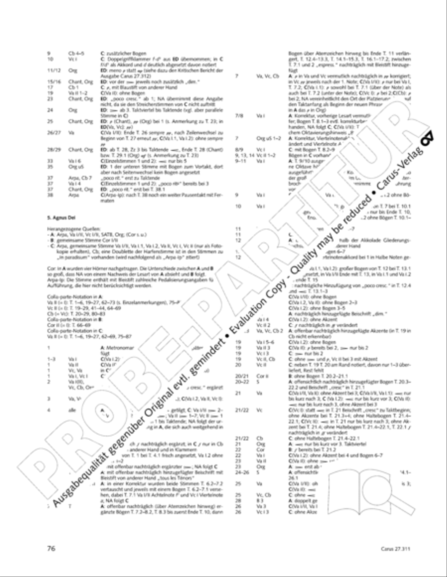 Requiem - church version (Requiem. Fassung mit kleinem Orchester) 4-Part scores gallery preview page 92
