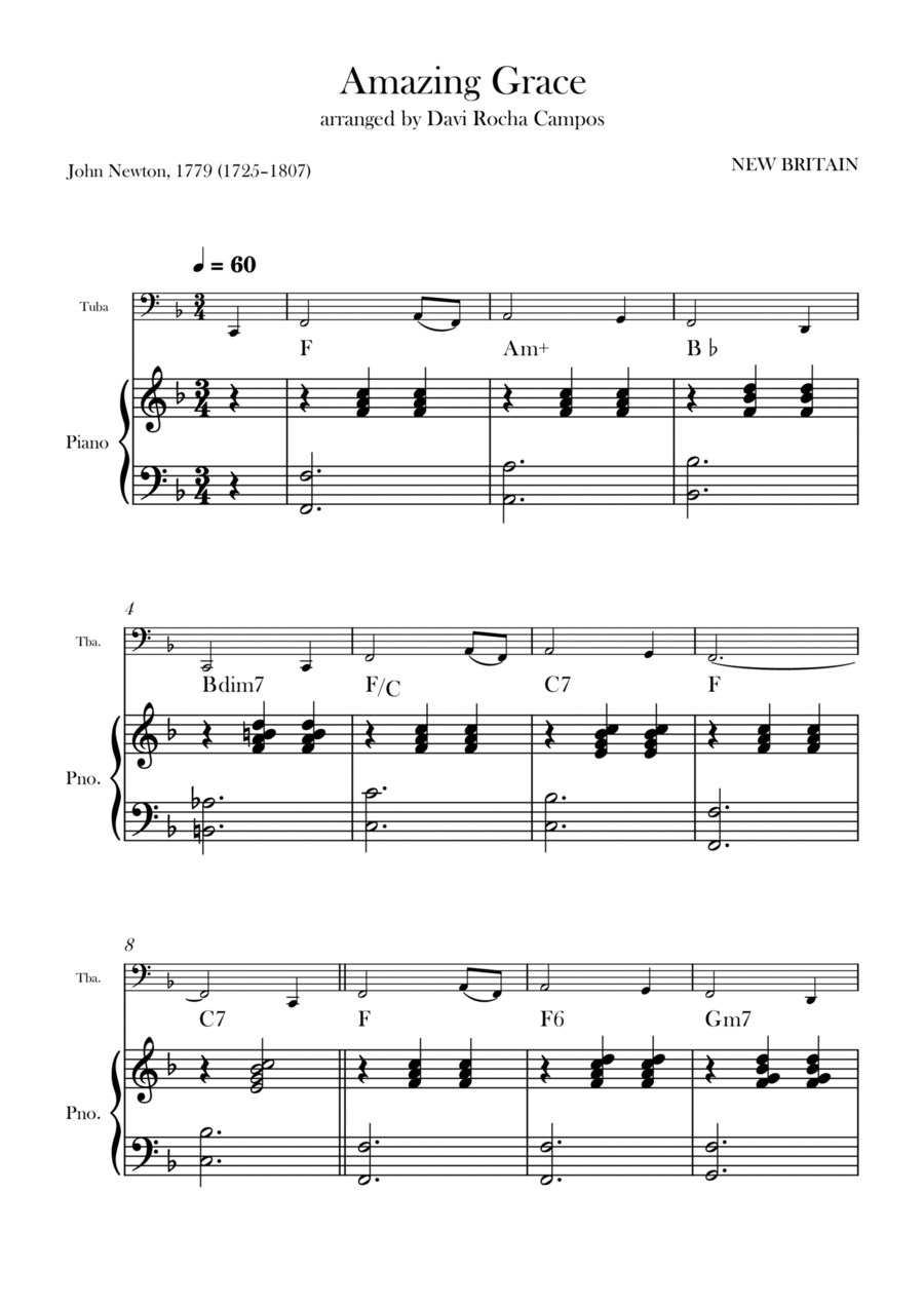 Amazing Grace Chamber Music scores gallery preview page 1