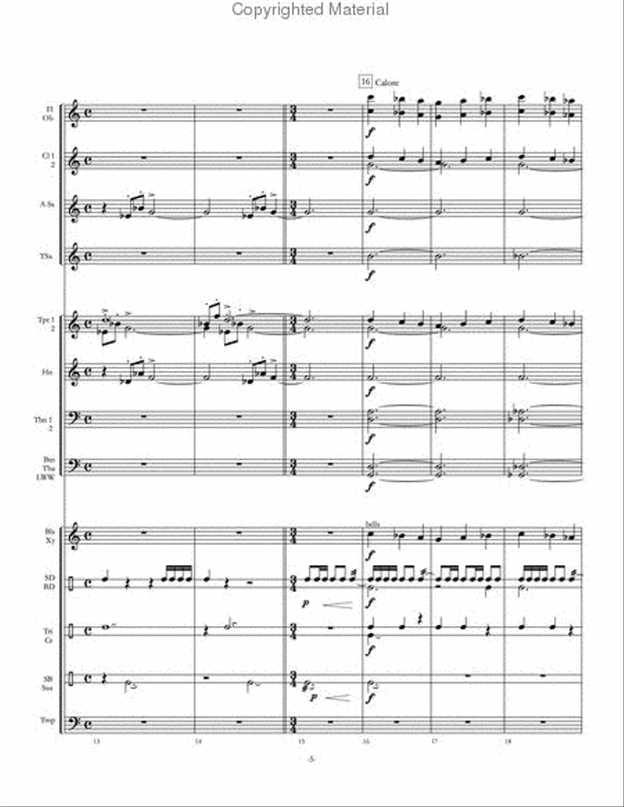 Kaleidoscope Concert Band scores gallery preview page 6