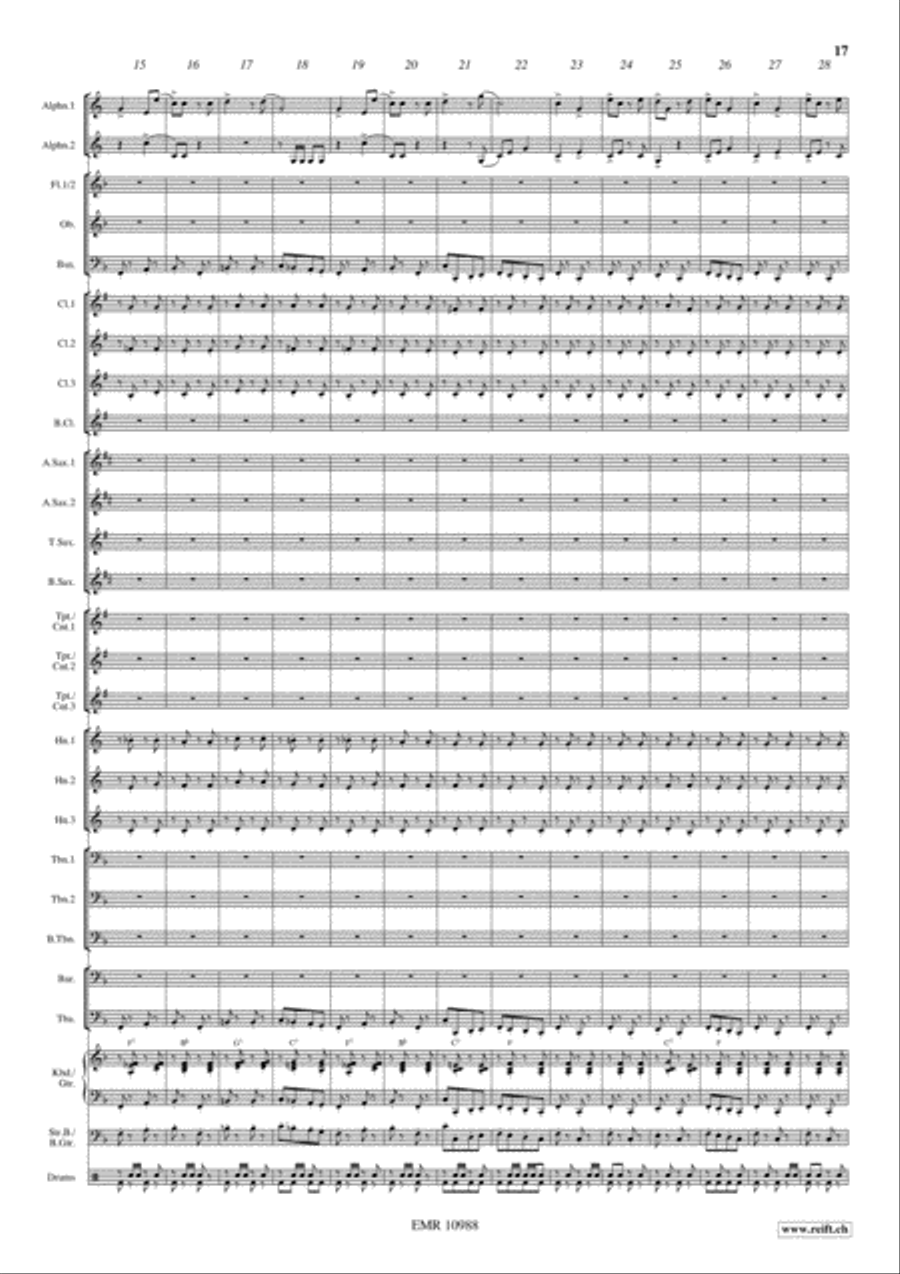 Alpine Cowboy Concert Band scores gallery preview page 11