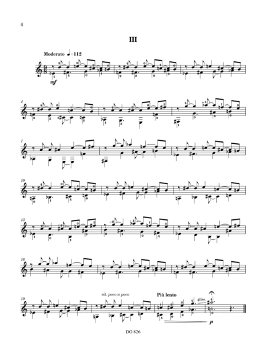 Sept brèves énigmes Sept brèves énigmes Classical Guitar scores gallery preview page 4