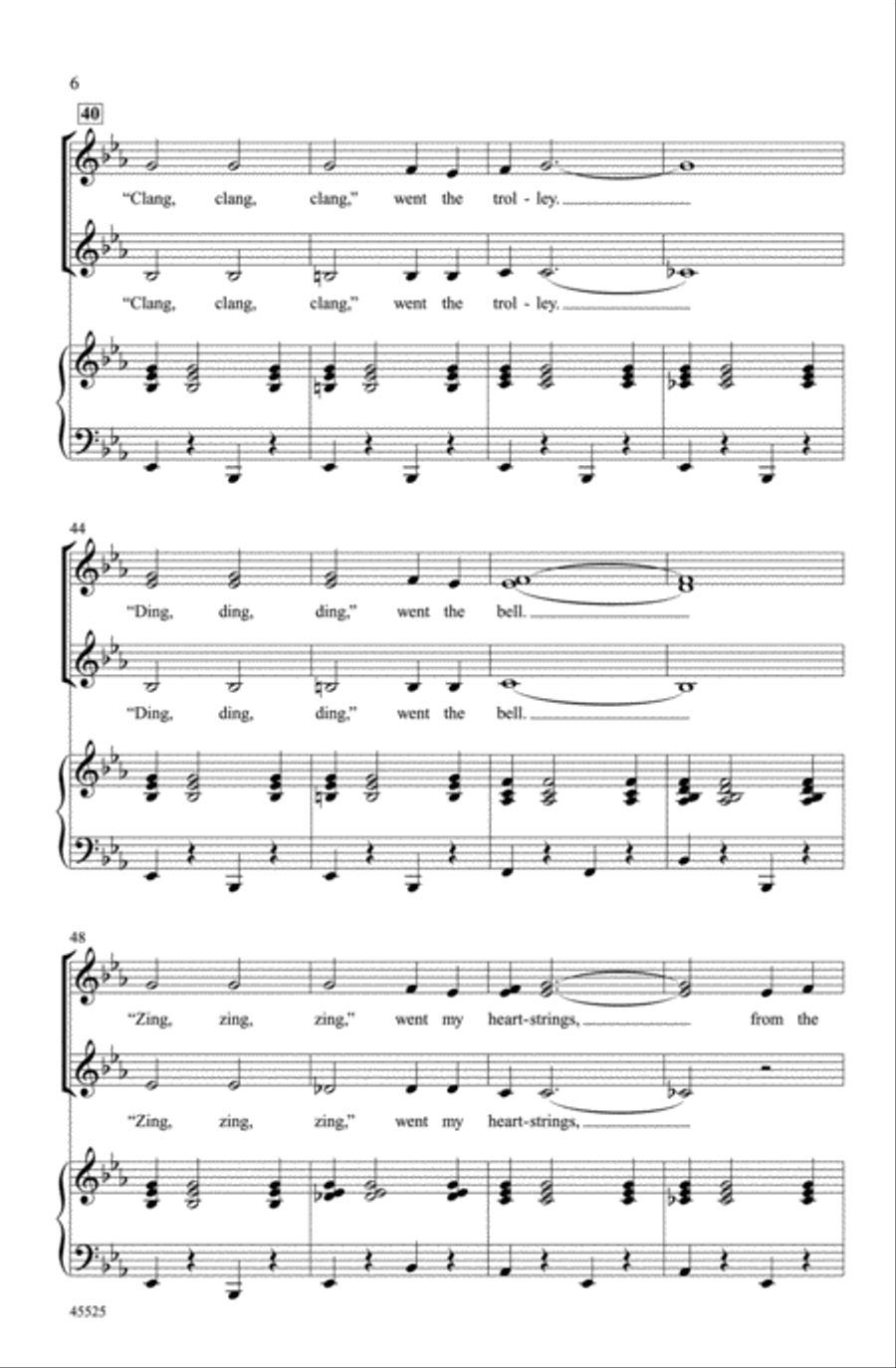 A Tribute to Judy Garland Choir scores gallery preview page 5