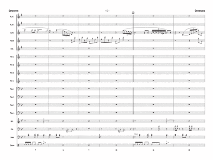 The Nutcracker Suite Jazz Ensemble scores gallery preview page 33