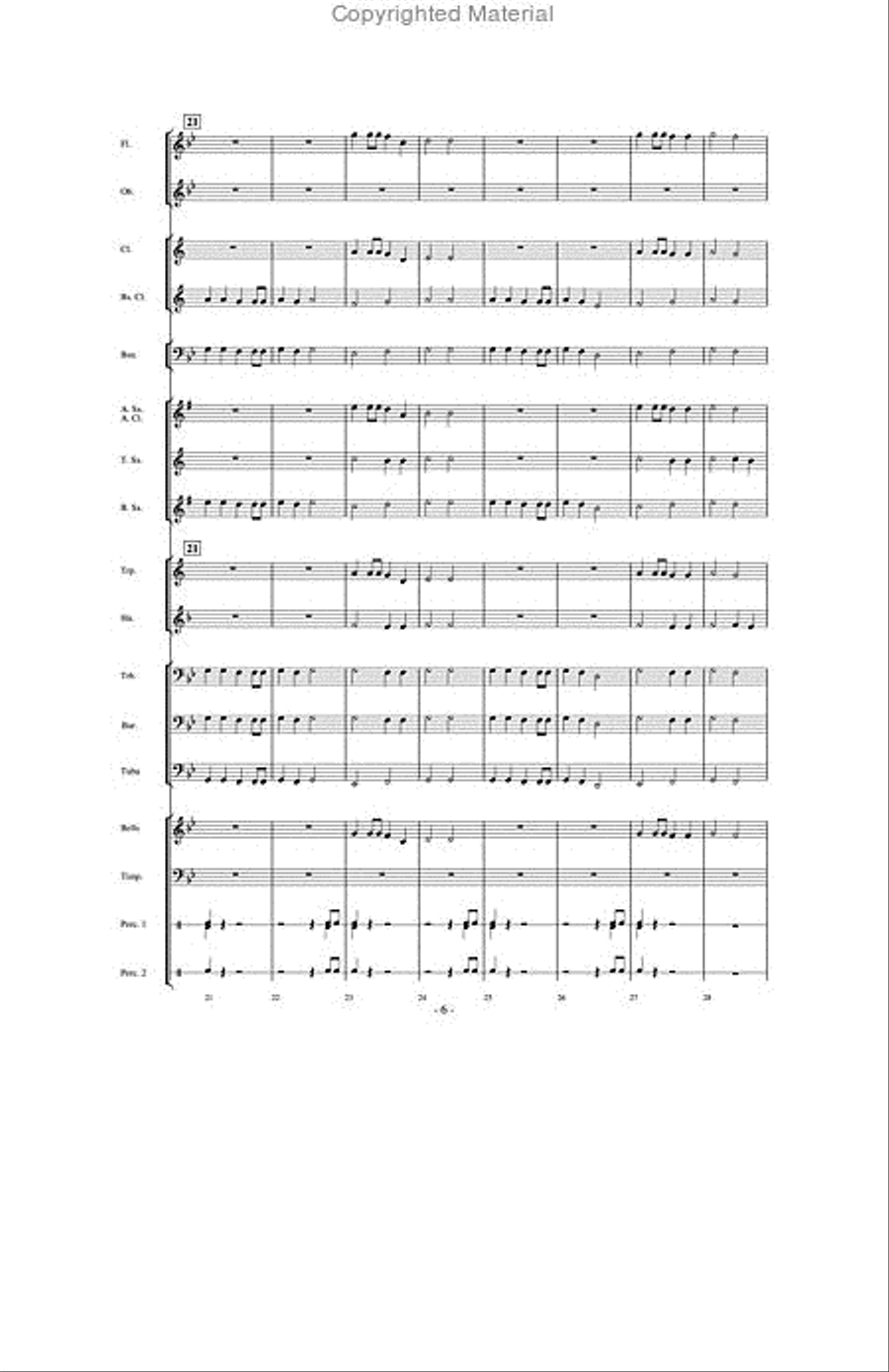 Heroes and Glory Heroes and Glory Concert Band scores gallery preview page 5