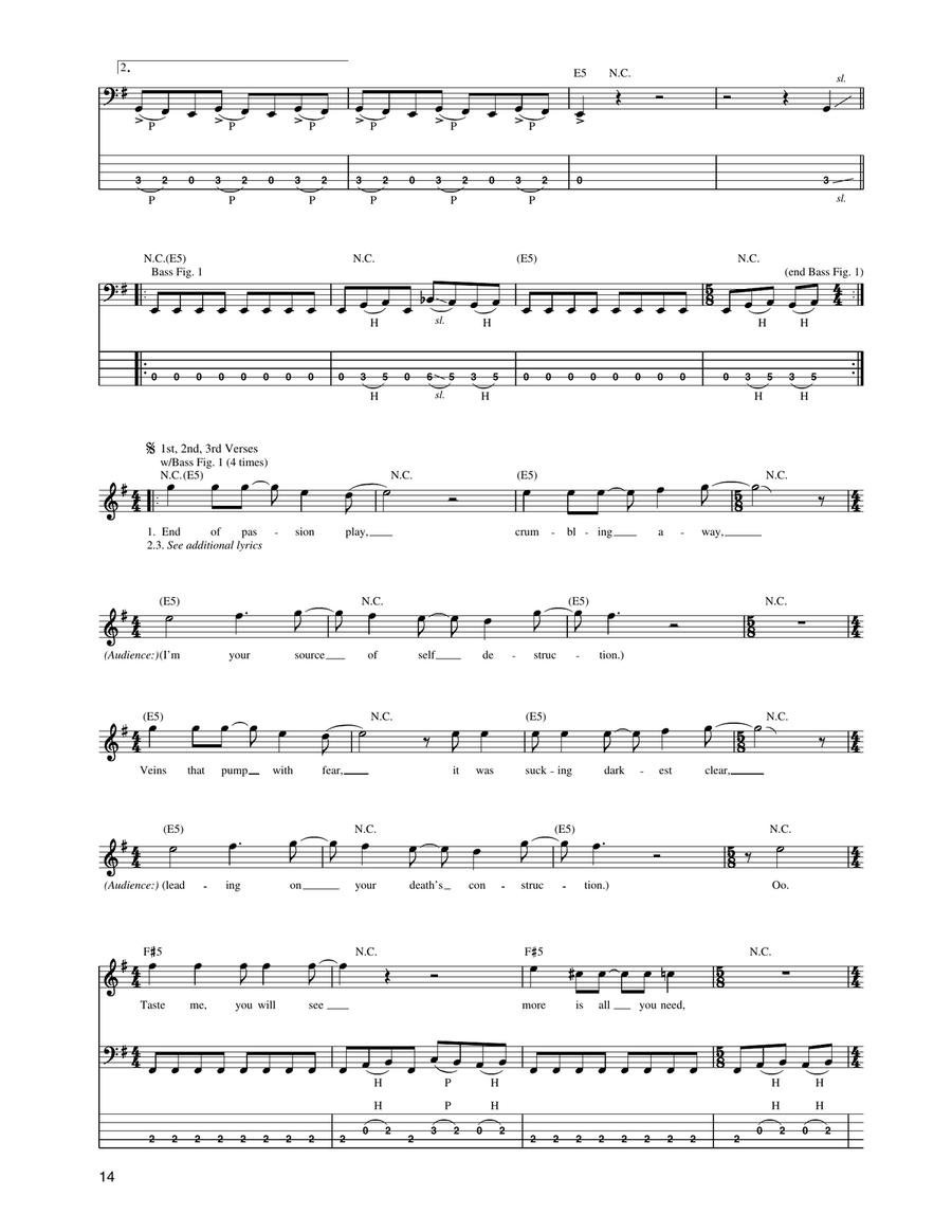 Master Of Puppets Acoustic Guitar scores gallery preview page 2