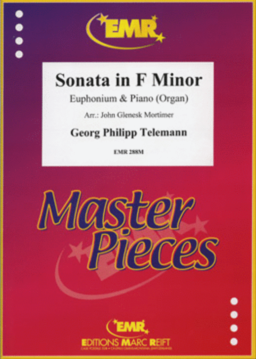 Sonata in F minor Euphonium scores gallery preview page 1